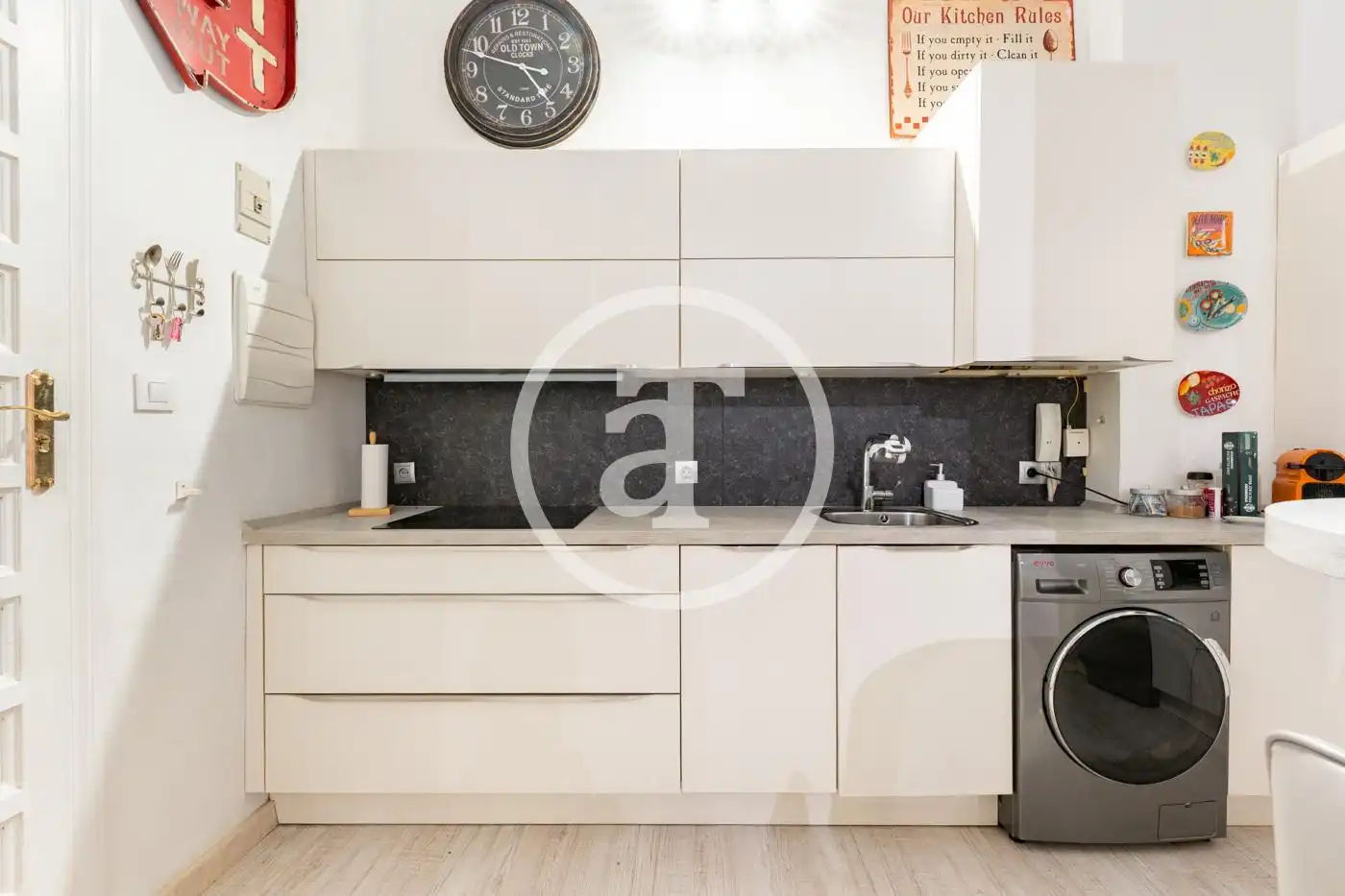 Kitchen of Study for rent in Madrid  with Air Conditioner, Heating and Furnished
