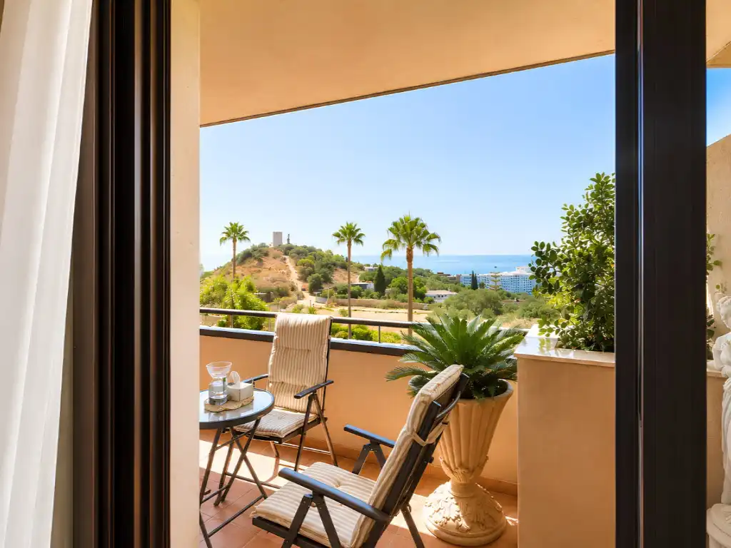 Terrace of Flat for sale in Fuengirola  with Air Conditioner, Private garden and Terrace