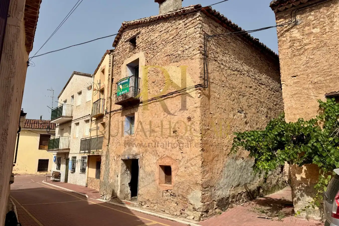 Vista exterior de Casa o chalet en venta en Corduente con Balcón