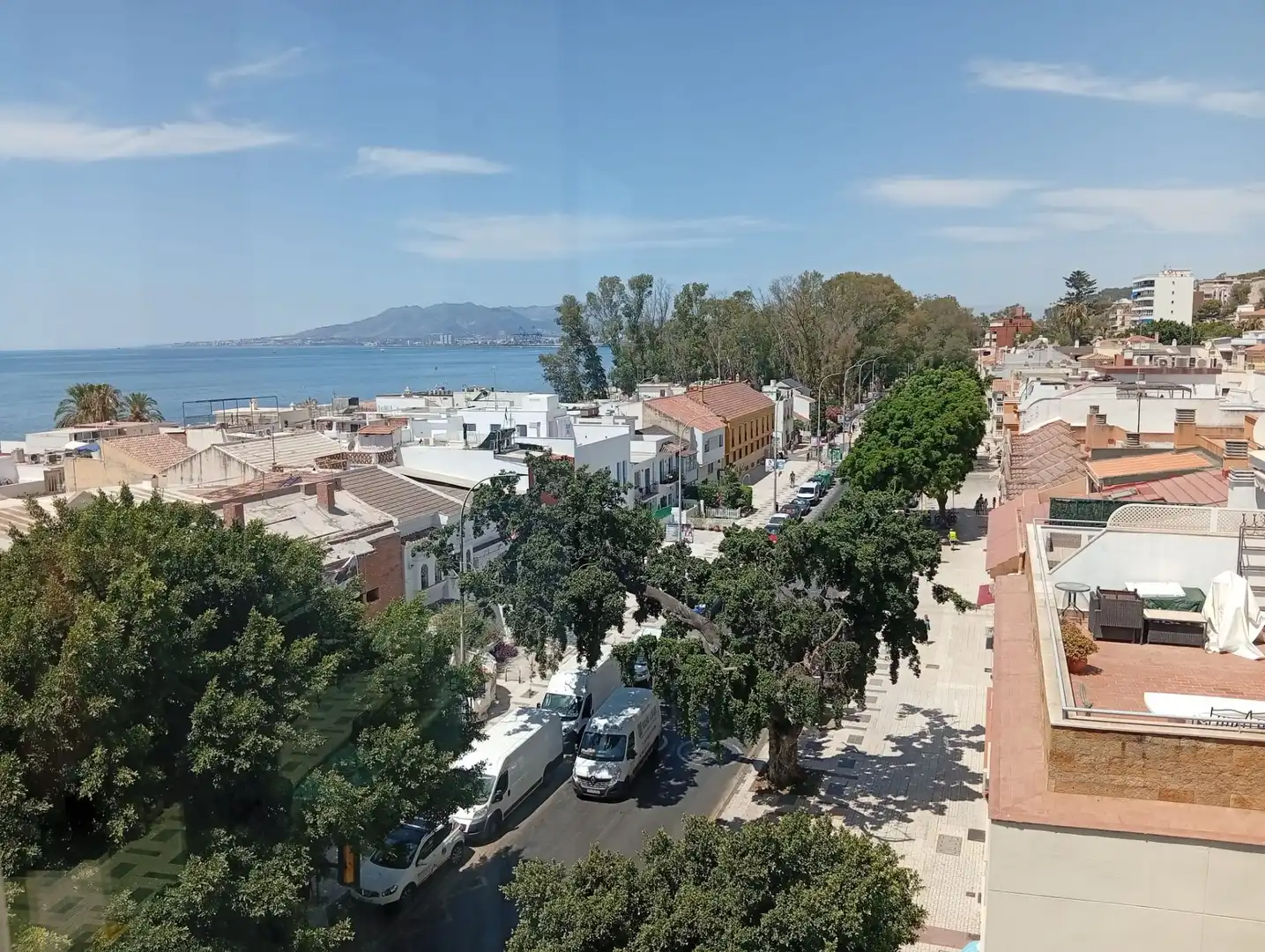 Exterior view of Flat for rent in Málaga  with Air Conditioner, Terrace and Furnished