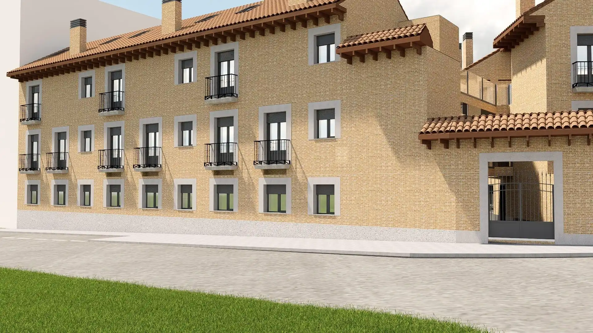 Exterior view of Flat for sale in Navalcarnero  with Heating, Private garden and Terrace