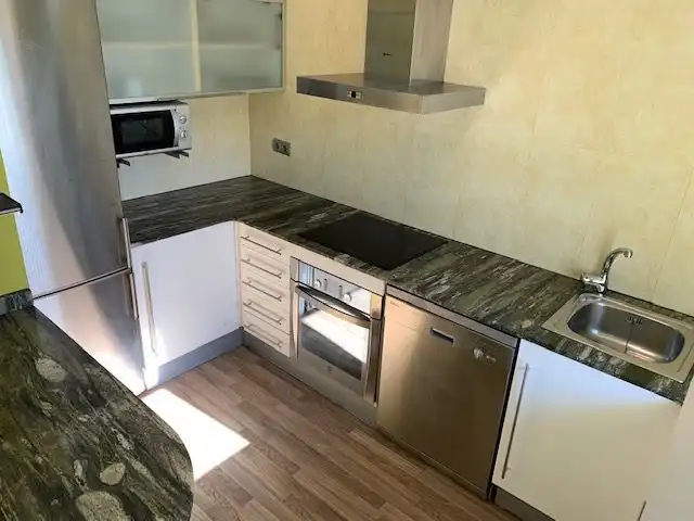 Kitchen of Attic for rent in L'Hospitalet de Llobregat  with Air Conditioner, Heating and Parquet flooring