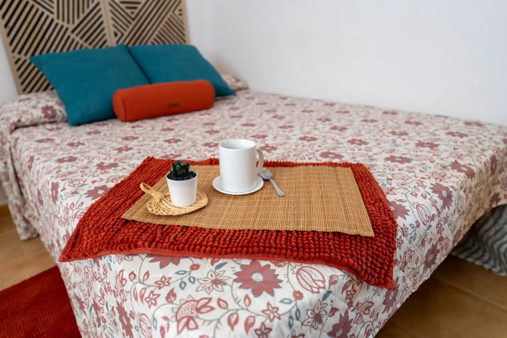 Schlafzimmer von Maisonette zum Verkauf in Mojácar mit Klimaanlage, Privatgarten und Terrasse