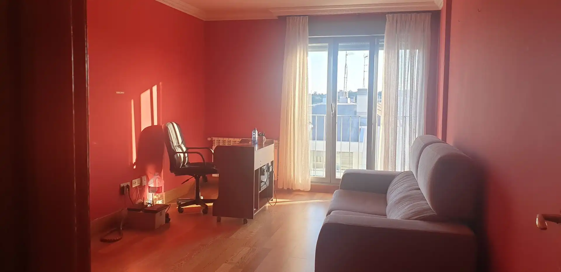 Sala de estar de Apartamento de alquiler en Santiago de Compostela  con Calefacción, Parquet y Trastero
