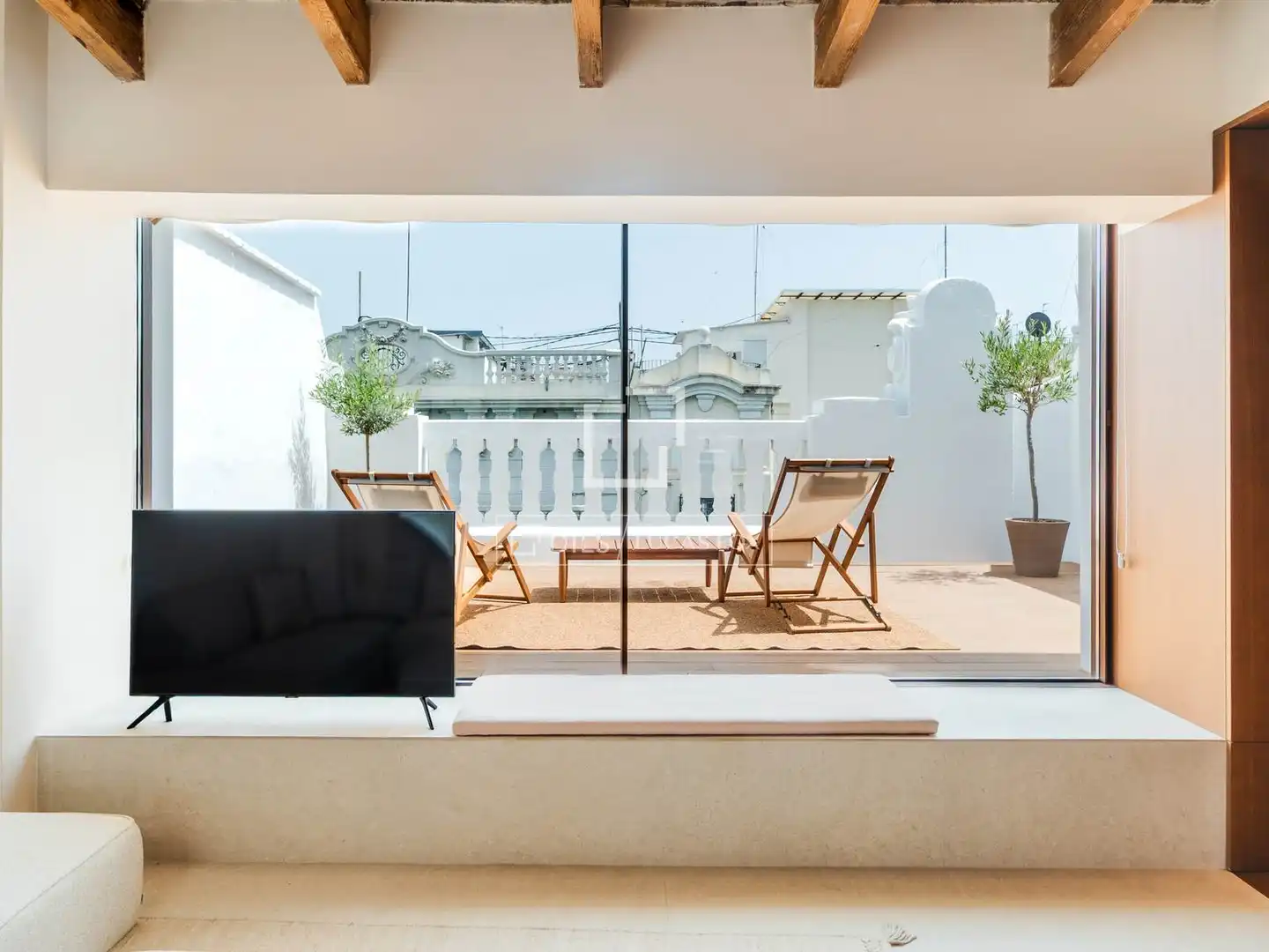 Terraza de Ático de alquiler en Valencia con Aire acondicionado, Calefacción y Terraza