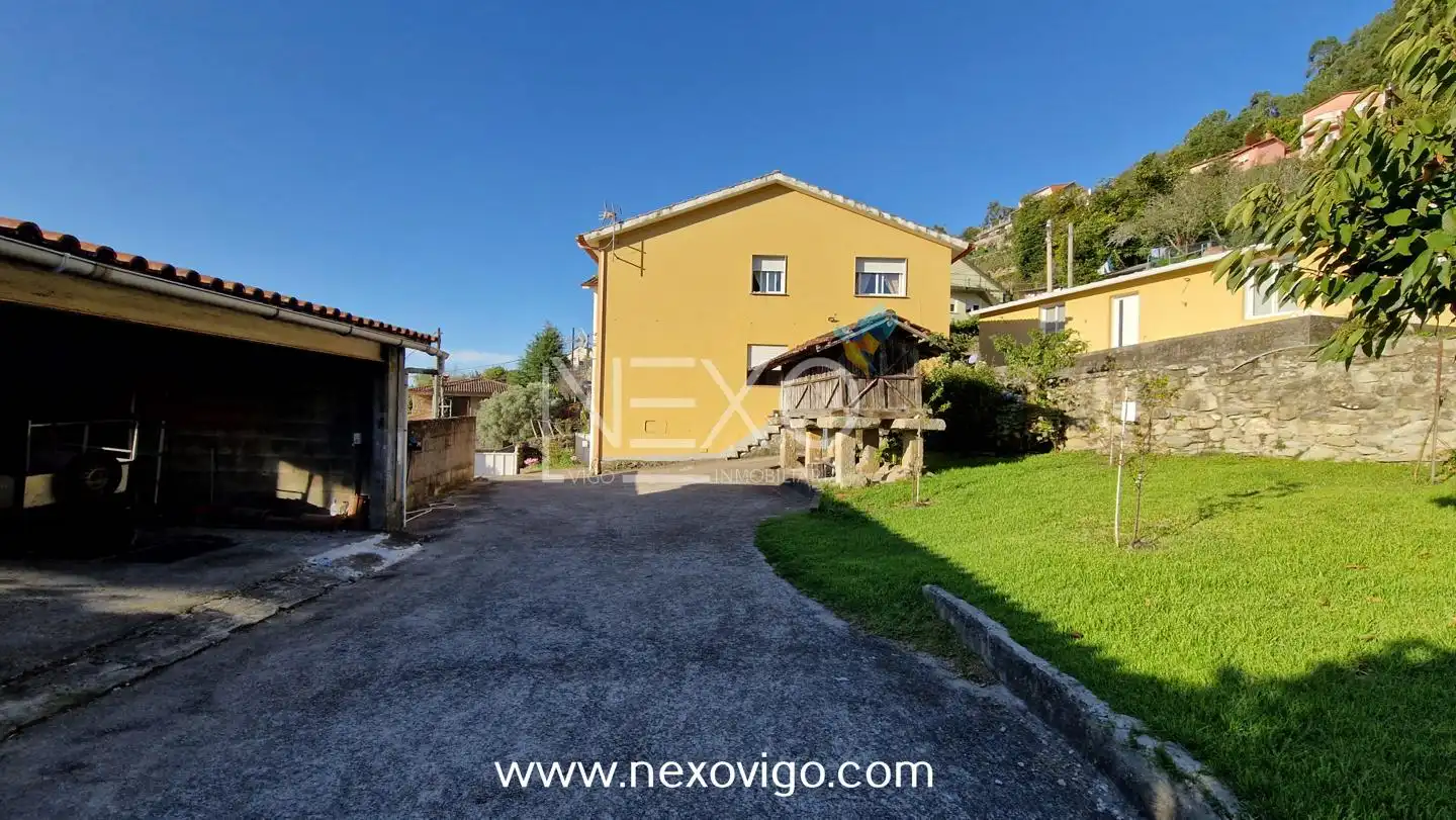 Vista exterior de Casa o chalet en venta en Moaña con Jardín privado, Terraza y Trastero