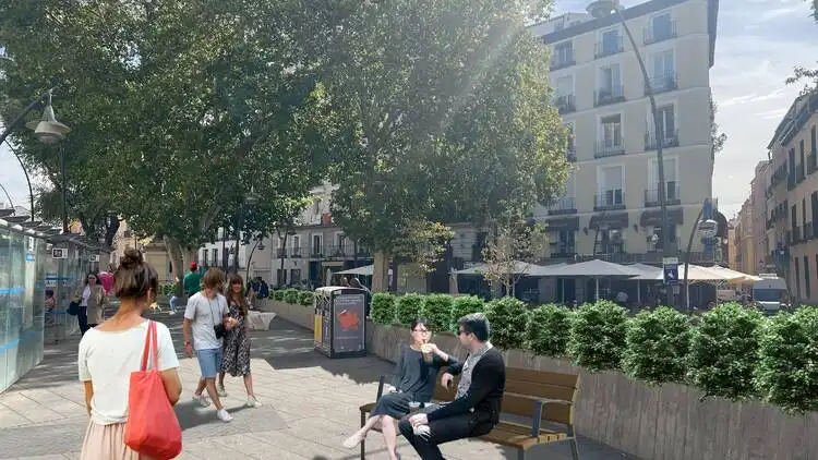 Exterior view of Commercial properties for sale in Madrid  with Air Conditioner