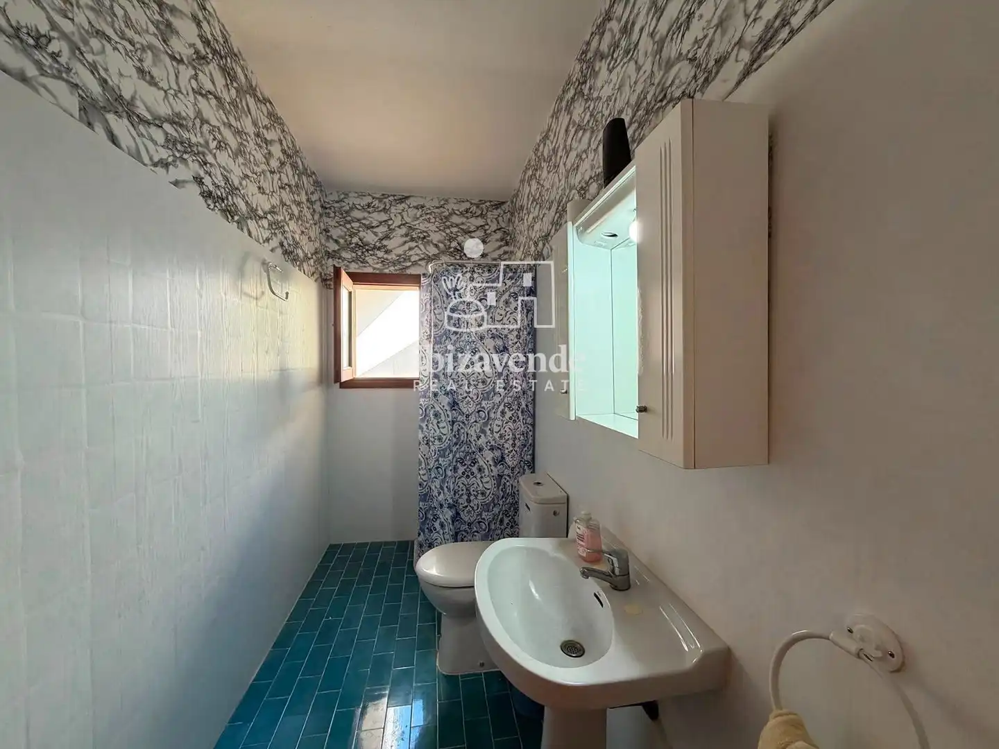 Baño de Casa o chalet de alquiler en Santa Eulària des Riu con Aire acondicionado, Piscina y Amueblado