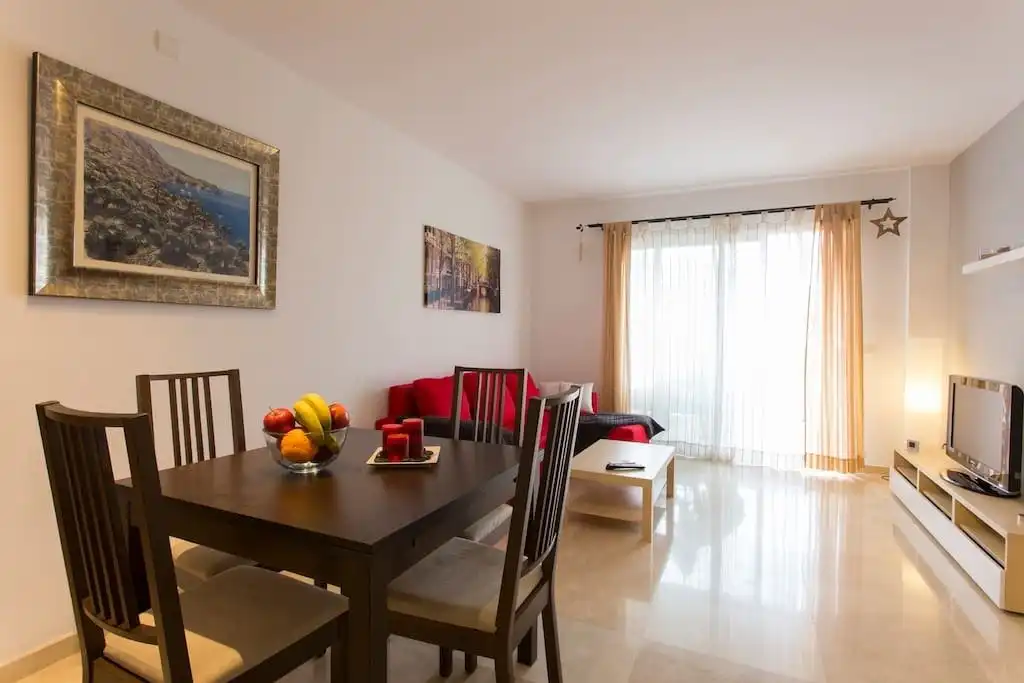 Living room of Flat for rent in Andratx  with Air Conditioner, Heating and Terrace