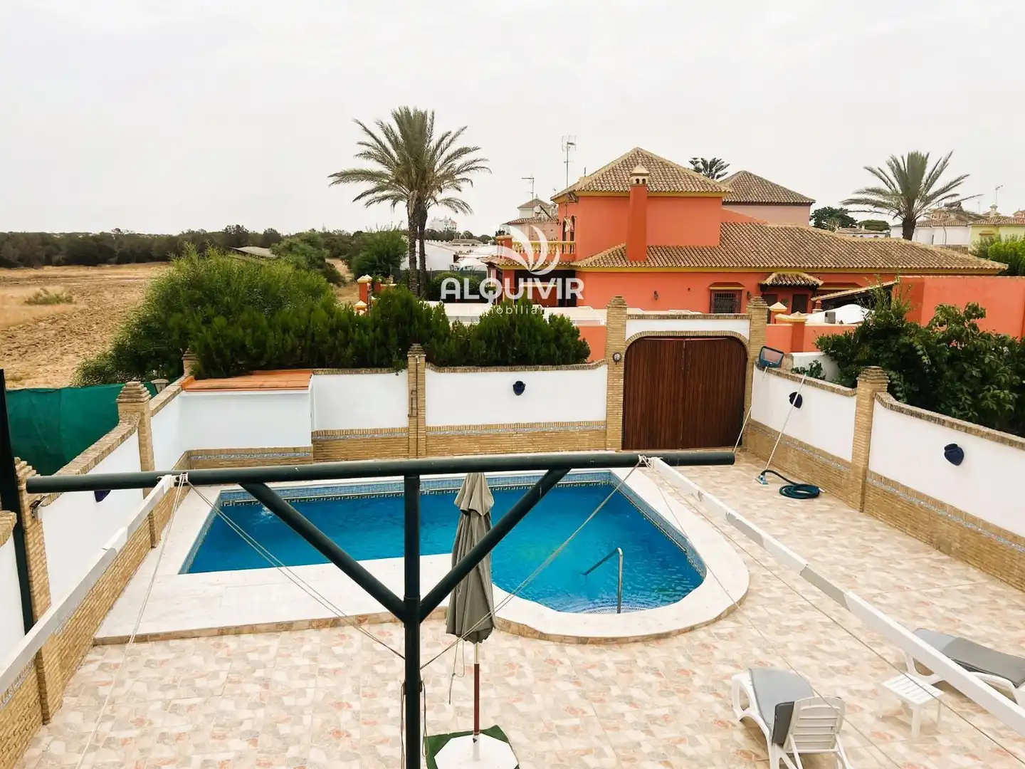 Piscina de Casa adosada en venda en Almonte amb Jardí privat, Terrassa i Piscina