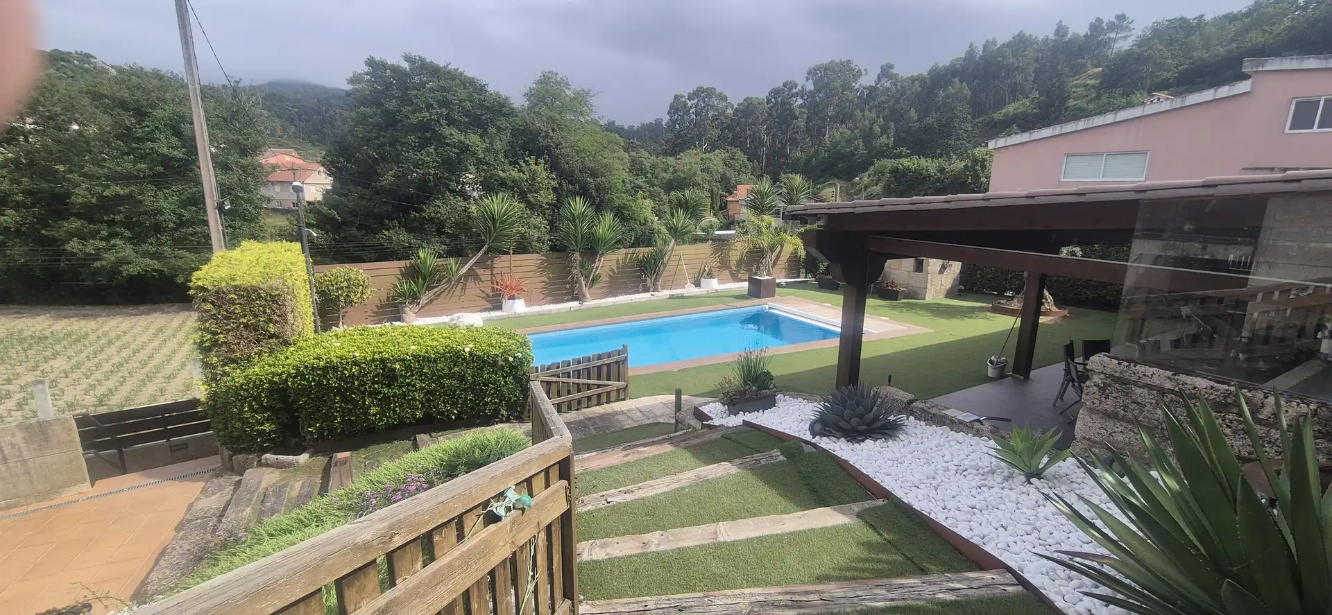 Piscina de Casa o chalet en venta en Vigo  con Aire acondicionado, Calefacción y Jardín privado