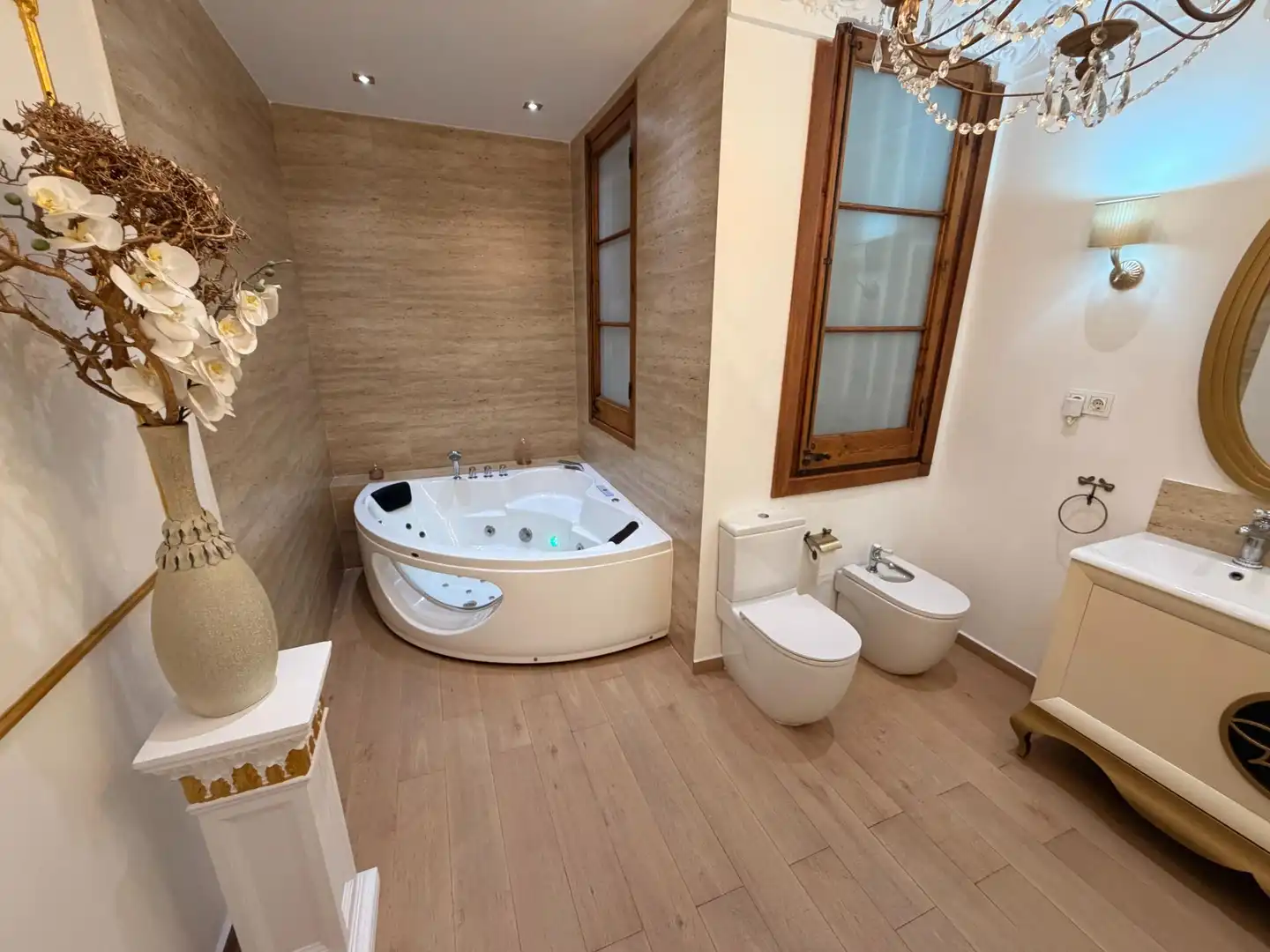 Badezimmer von Maisonette zum Verkauf in Barcelona mit Klimaanlage, Terrasse und Balkon