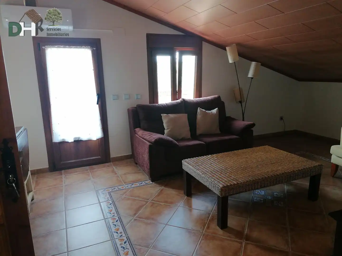 Sala de estar de Casa o chalet en venta en Torrejón el Rubio con Aire acondicionado, Calefacción y Terraza