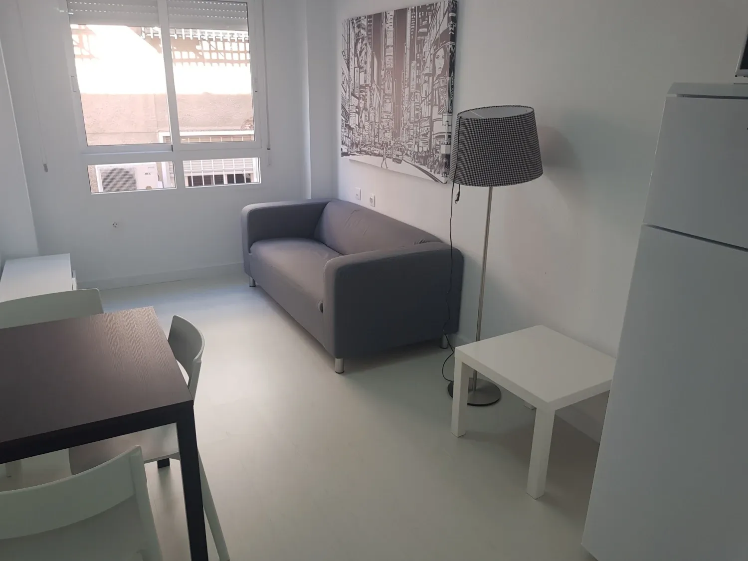 Sala d'estar de Apartament en venda en  Murcia Capital amb Aire condicionat, Moblat i Rentadora