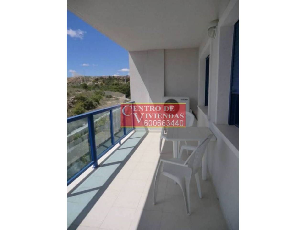 Balcony of Flat for sale in Alicante / Alacant  with Air Conditioner, Terrace and Furnished