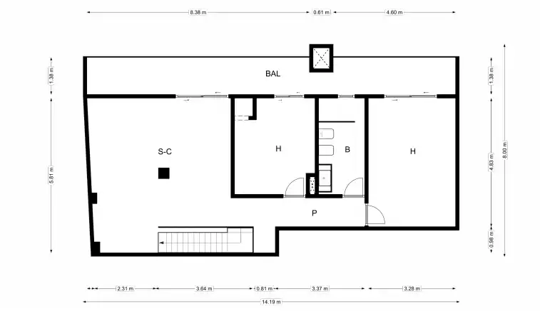 Maisonette zum Verkauf in Castellar del Vallès