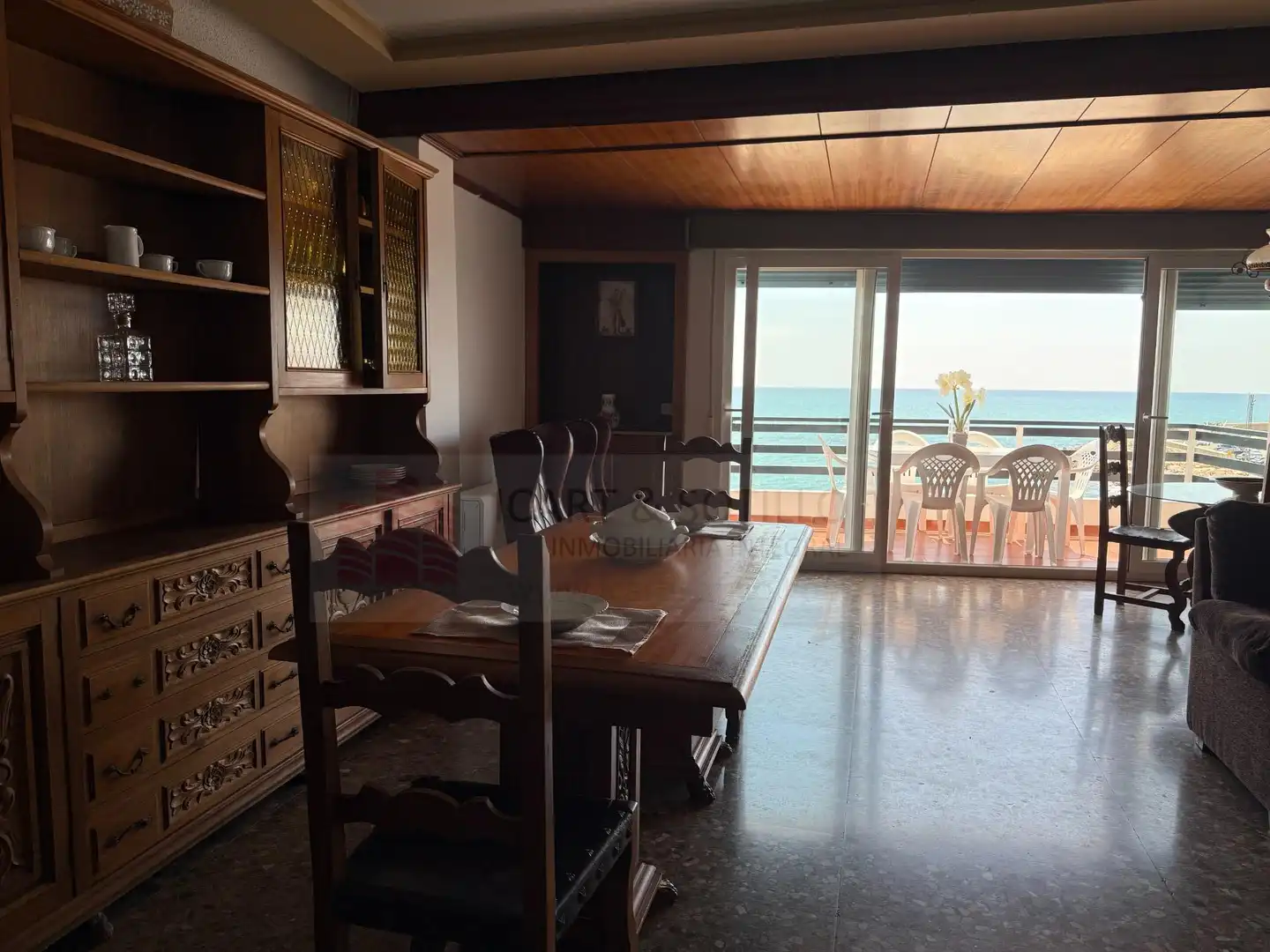 Dining room of Flat for rent in Vinaròs  with Heating, Terrace and Furnished