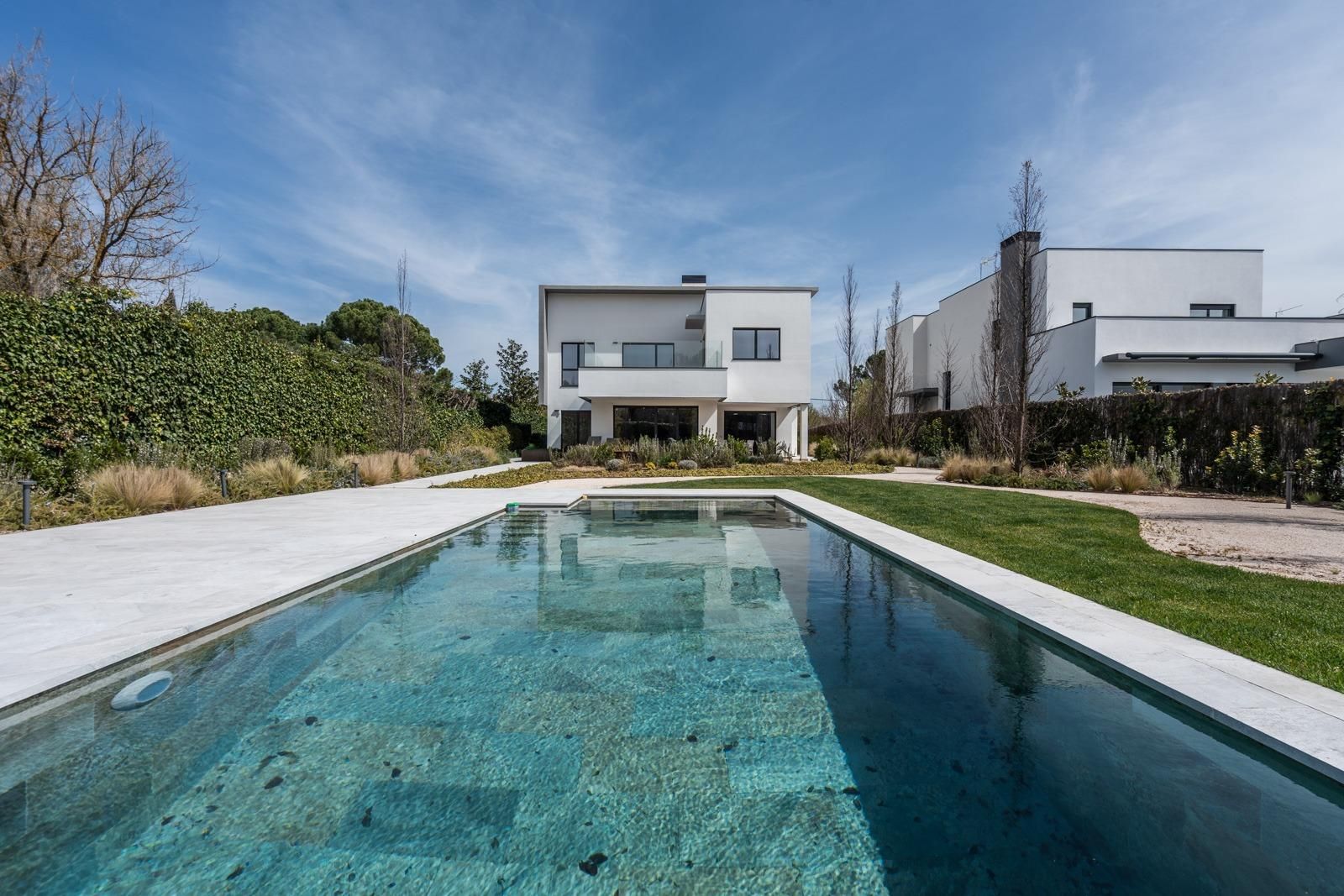 Piscina de Casa o xalet en venda en Villanueva de la Cañada amb Calefacció, Jardí privat i Terrassa