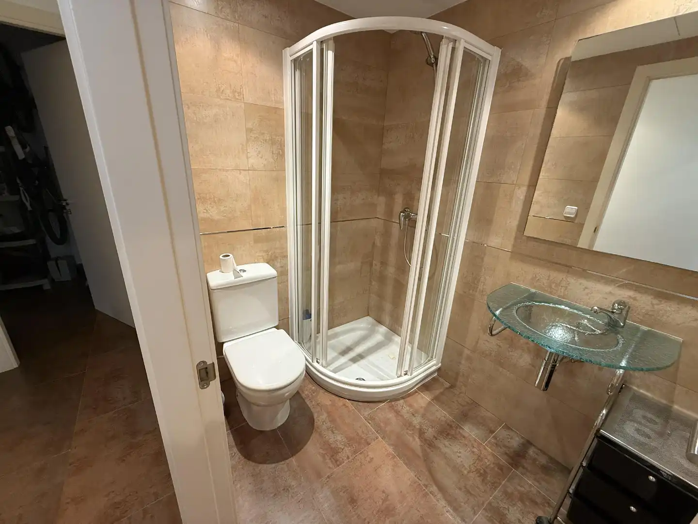 Badezimmer von Wohnungen zum Verkauf in El Vendrell mit Klimaanlage, Heizung und Terrasse