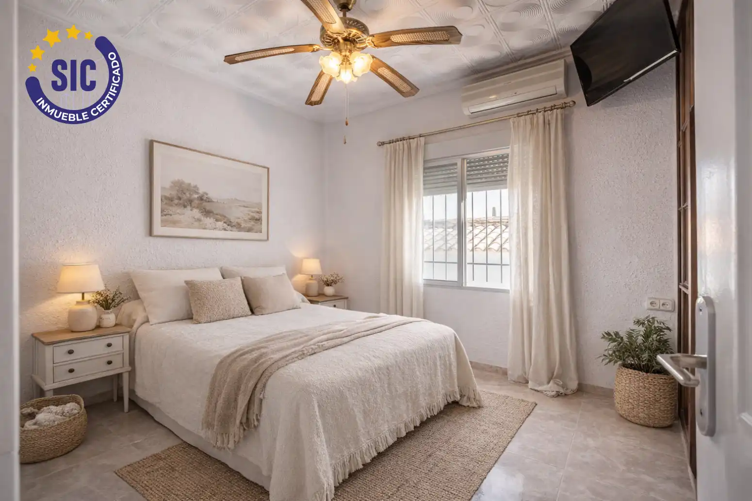 Bedroom of Houses for sale in L'Eliana  with Air Conditioner, Heating and Private garden