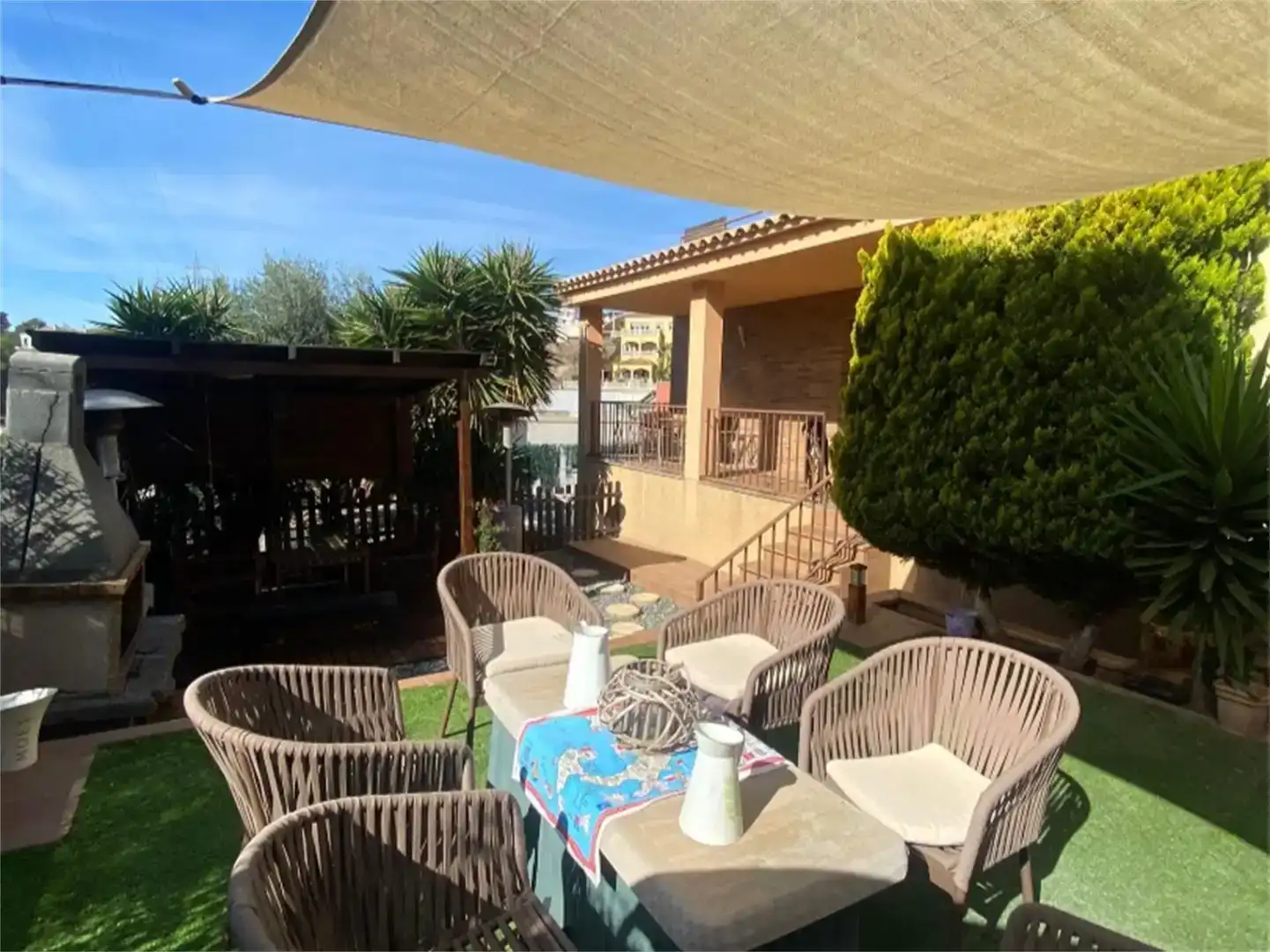 Terrassa de Casa o xalet en venda en Calafell amb Aire condicionat, Jardí privat i Parquet
