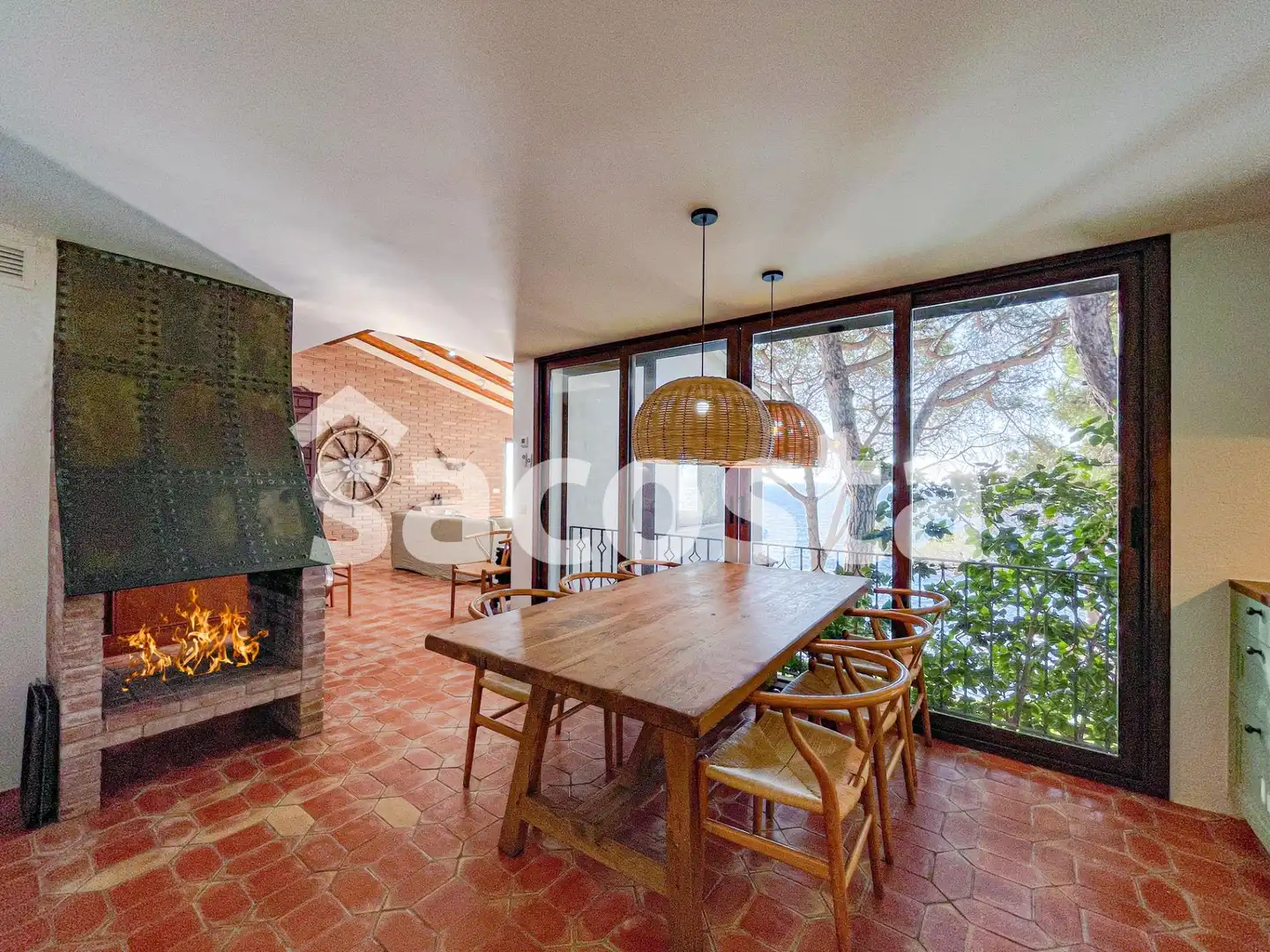 Comedor de Casa o chalet en venta en Lloret de Mar con Aire acondicionado, Calefacción y Jardín privado