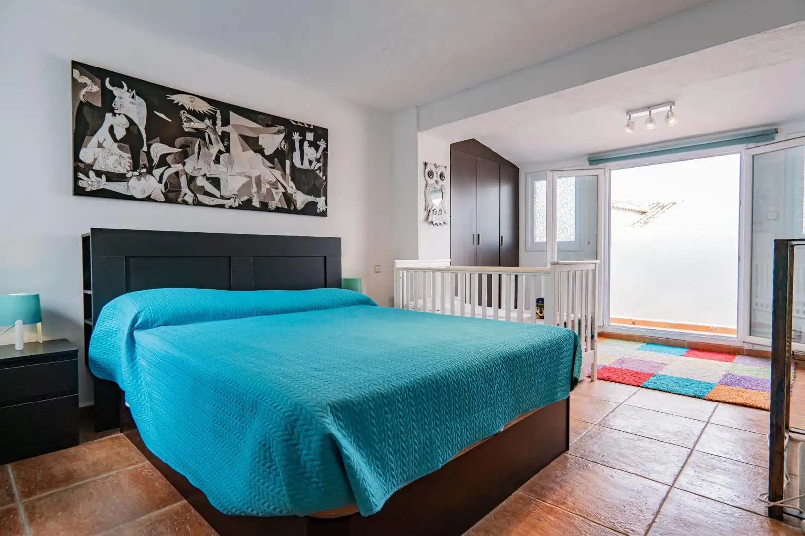 Bedroom of Houses for sale in Pizarra  with Terrace, Swimming Pool and Balcony