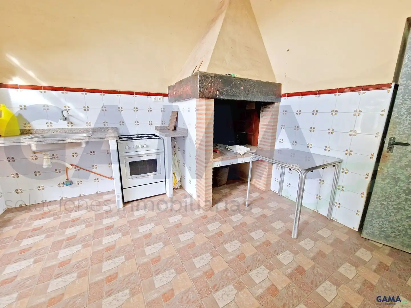 Cocina de Casa o chalet en venta en La Pobla Llarga con Aire acondicionado y Piscina