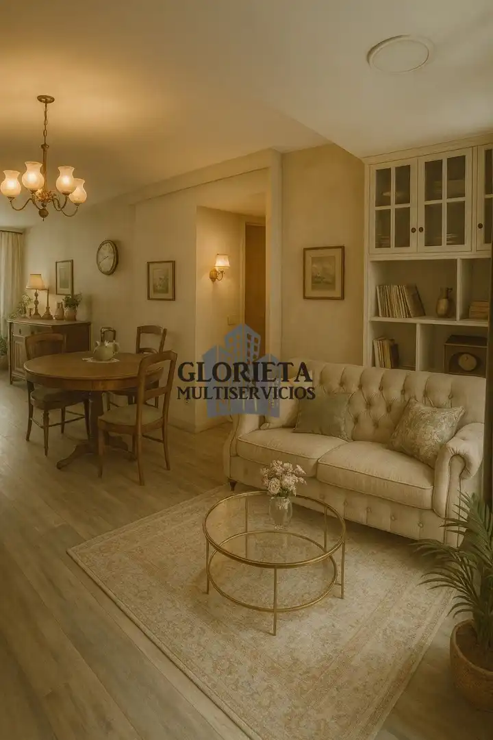 Sala de estar de Piso en venta en Vigo  con Calefacción, Trastero y Amueblado