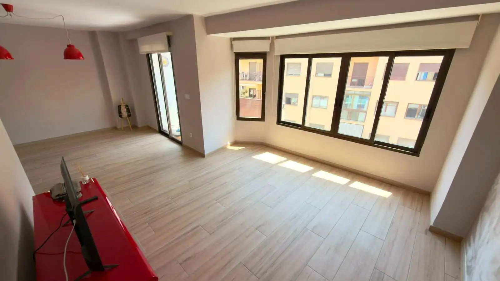Wohnzimmer von Wohnung zum Verkauf in Villajoyosa / La Vila Joiosa mit Klimaanlage, Heizung und Terrasse