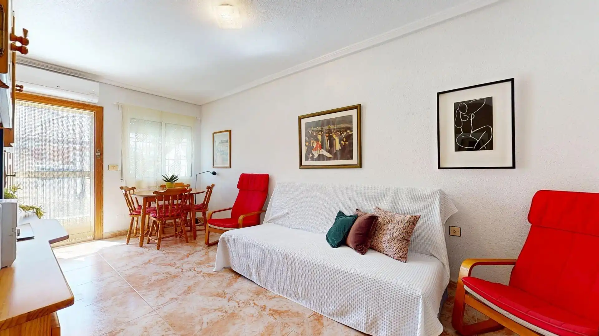 Living room of Detached homes for sale in San Pedro del Pinatar  with Air Conditioner, Terrace and Storage room