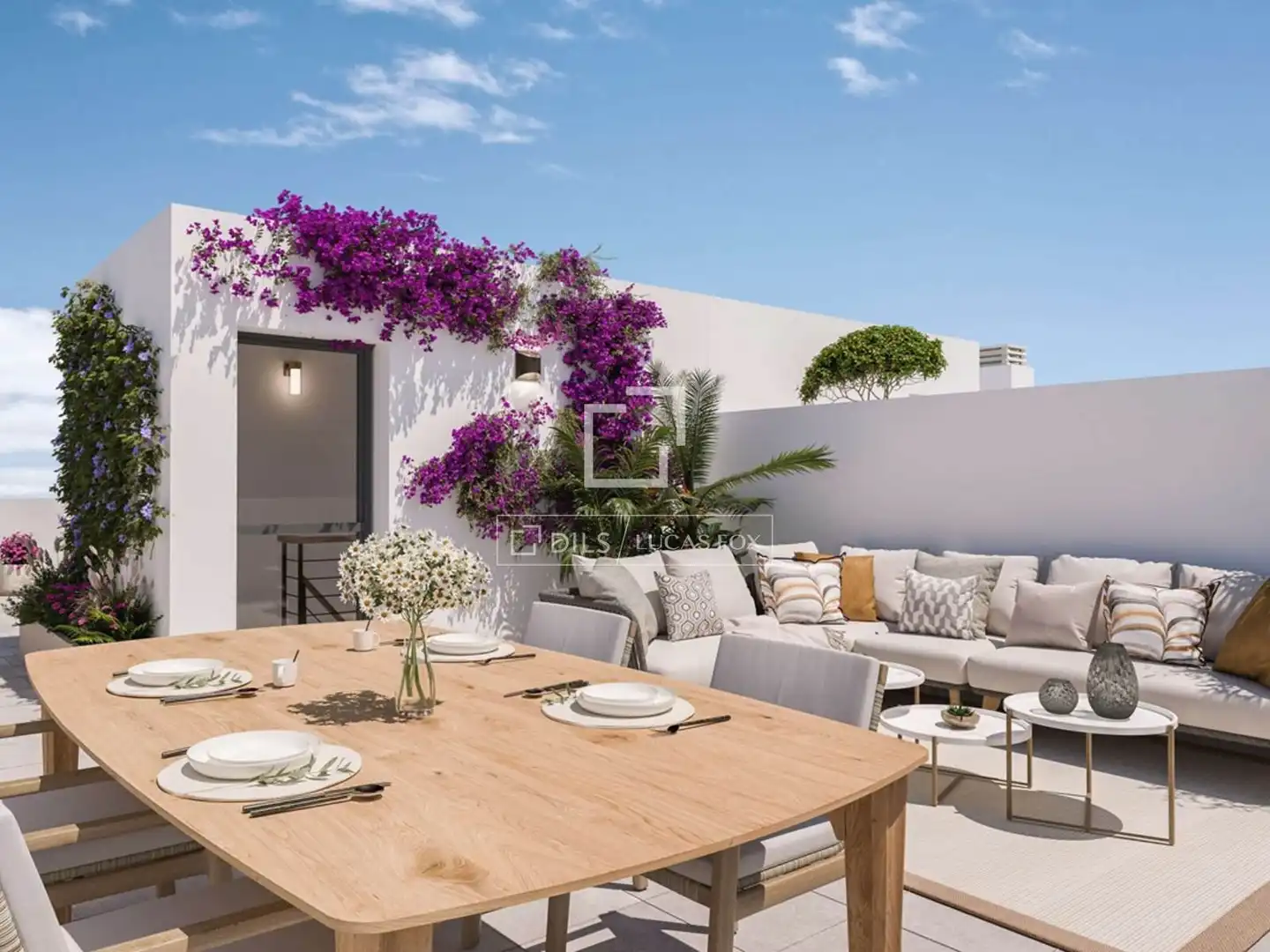 Terraza de Casa o chalet en venta en Málaga con Aire acondicionado, Calefacción y Jardín privado