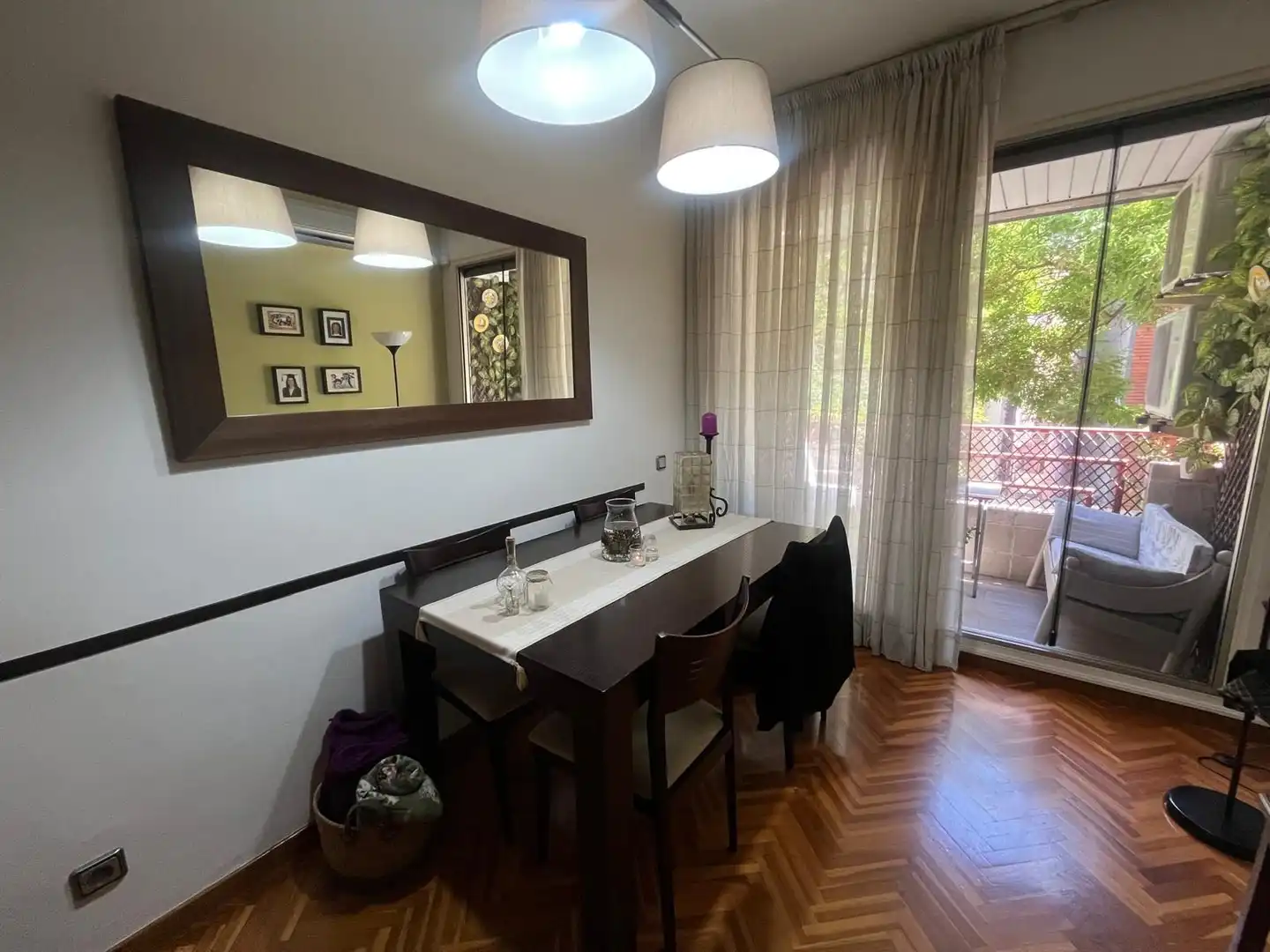 Esszimmer von Wohnung zum Verkauf in Barcelona mit Klimaanlage und Heizung