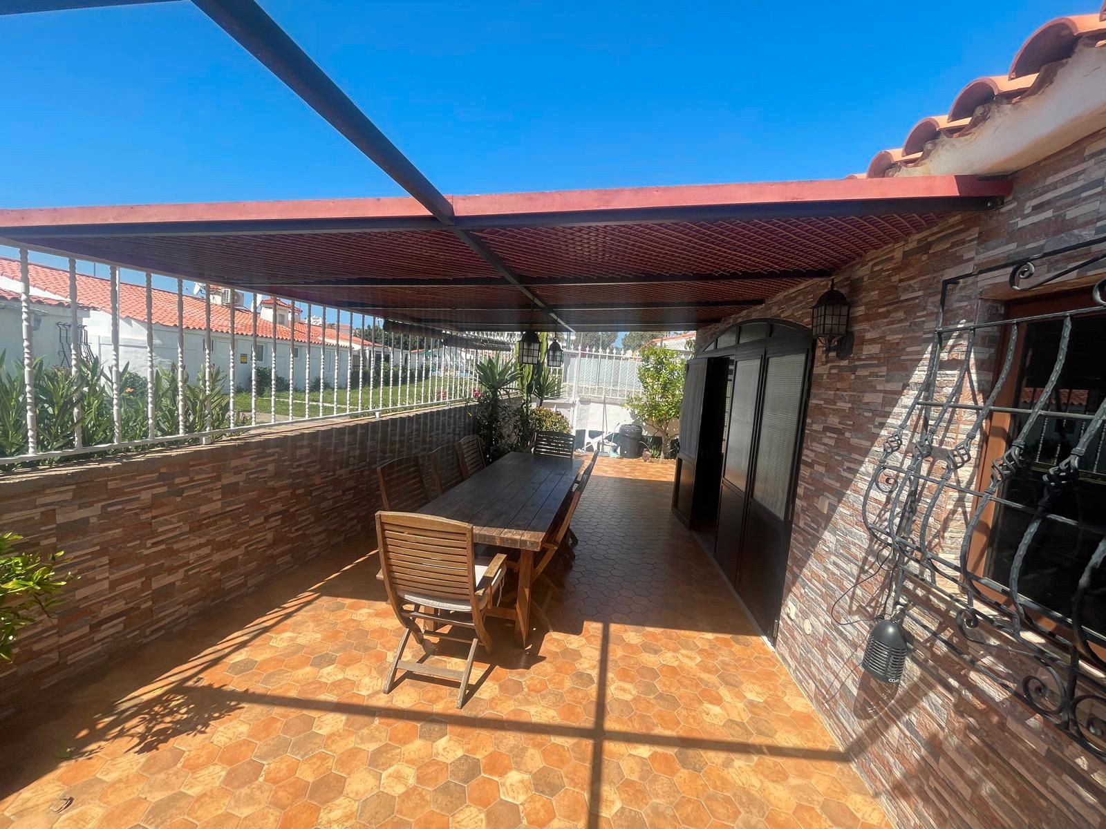 Terrassa de Casa o xalet en venda en San Bartolomé de Tirajana amb Aire condicionat, Jardí privat i Terrassa
