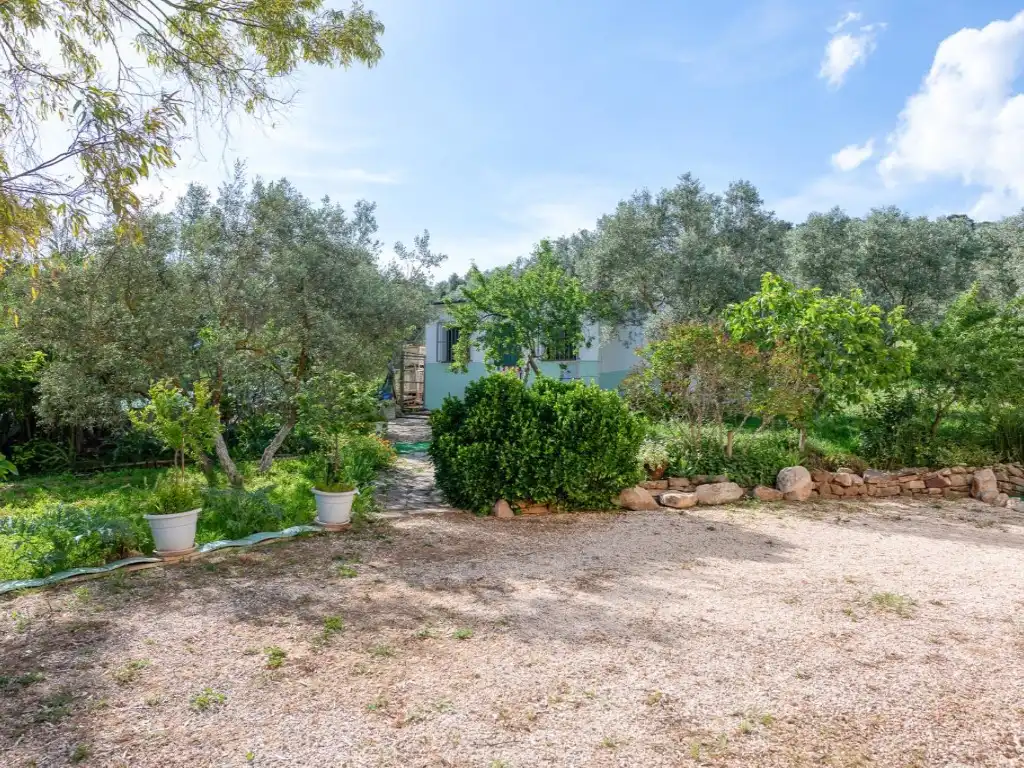 Jardí de Finca rústica en venda en Villanueva del Trabuco amb Aire condicionat, Jardí privat i Terrassa