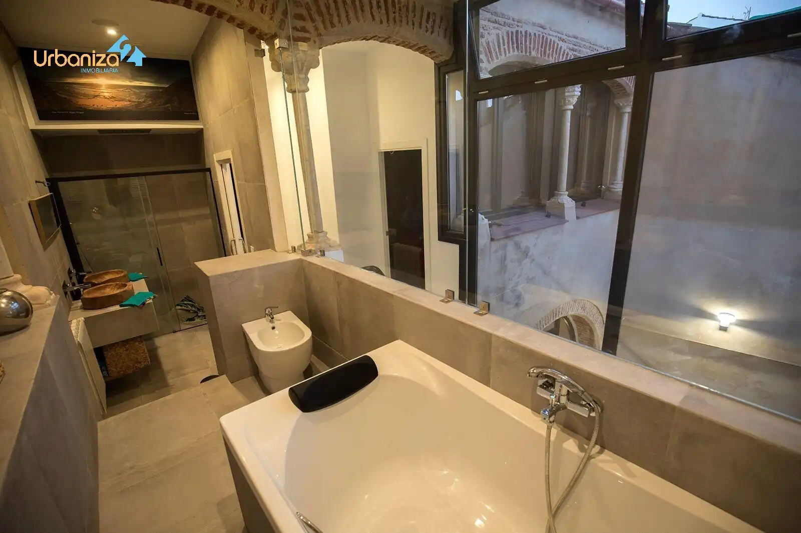 Baño de Casa o chalet en venta en Badajoz con Aire acondicionado, Calefacción y Terraza
