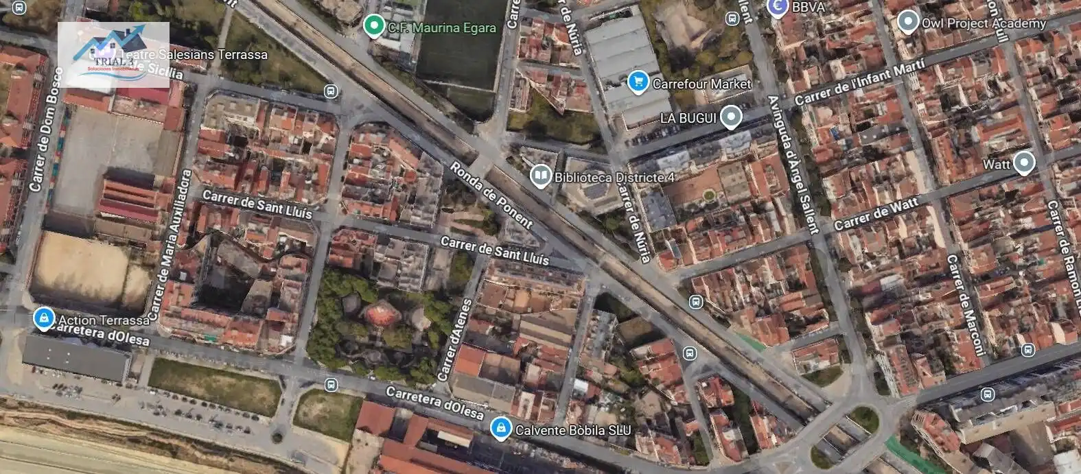 Vista exterior de Pis en venda en Terrassa