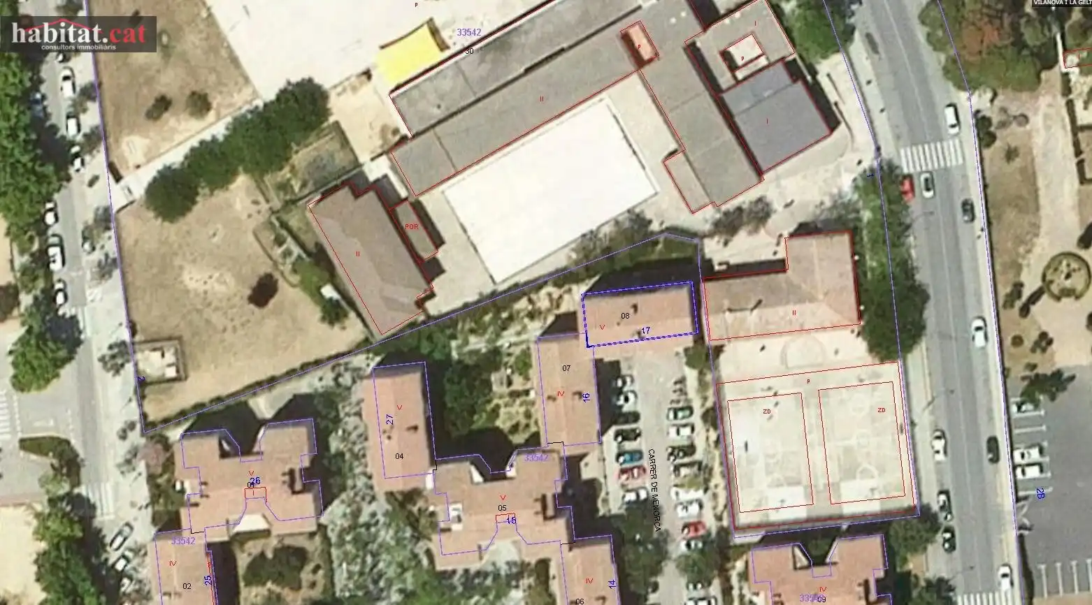 Vista exterior de Piso en venta en Vilanova i la Geltrú