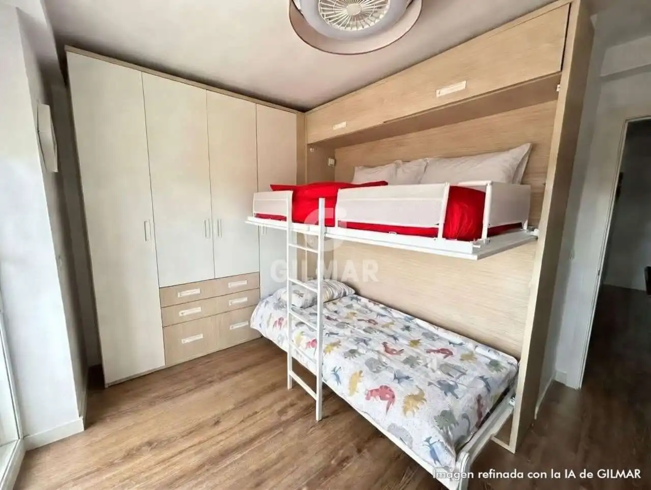 Bedroom of Flat for rent in Madrid  with Heating and Balcony