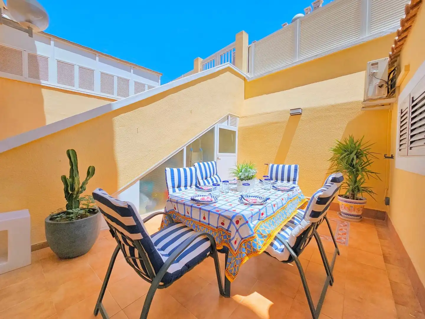 Terrace of Detached homes for rent in La Manga del Mar Menor  with Air Conditioner, Heating and Terrace
