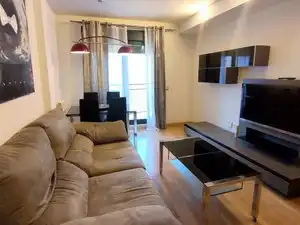 Living room of Flat for sale in  Zaragoza Capital  with Heating, Storage room and Furnished
