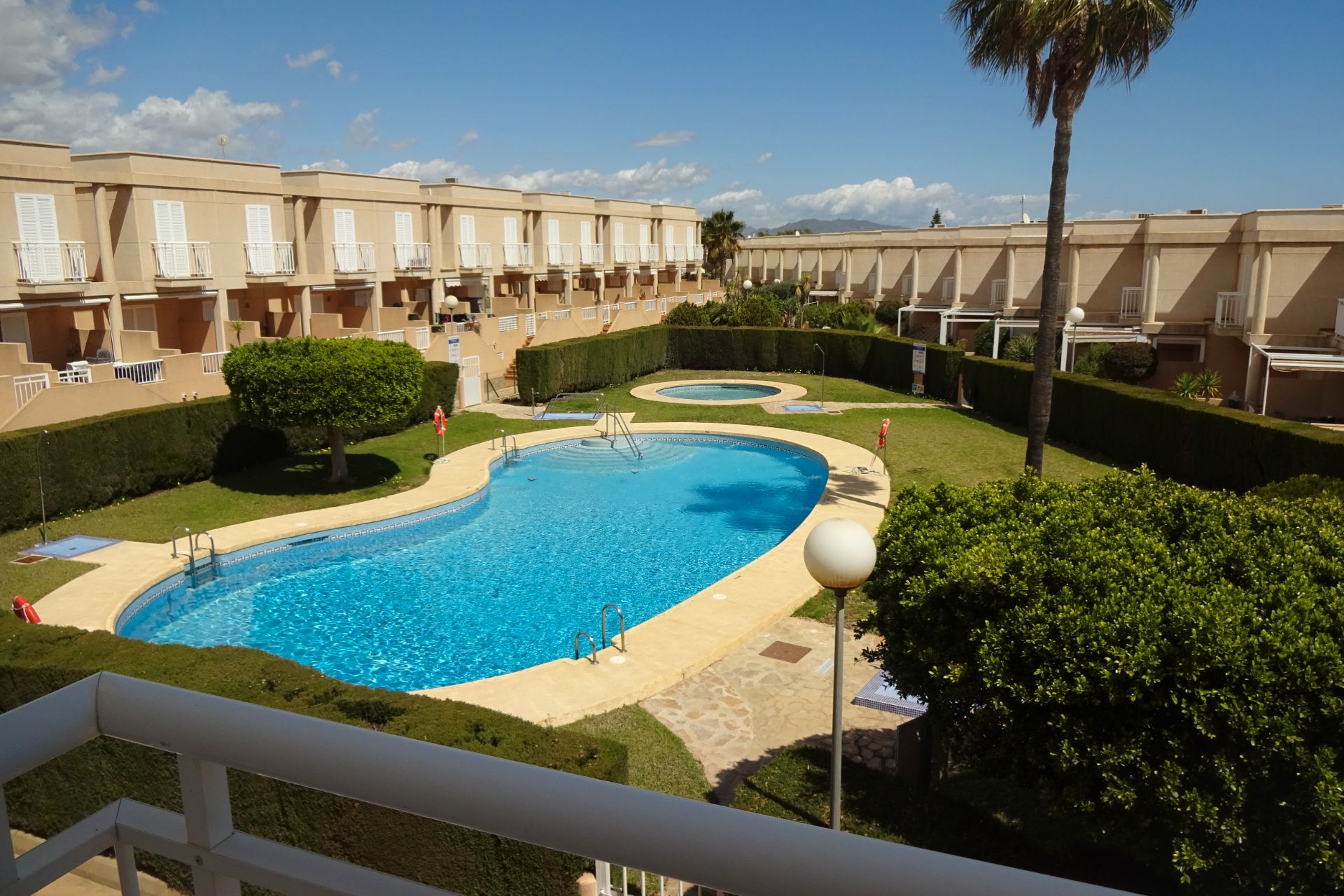 Swimming pool of Single-family semi-detached for sale in Garrucha  with Terrace, Furnished and Community pool