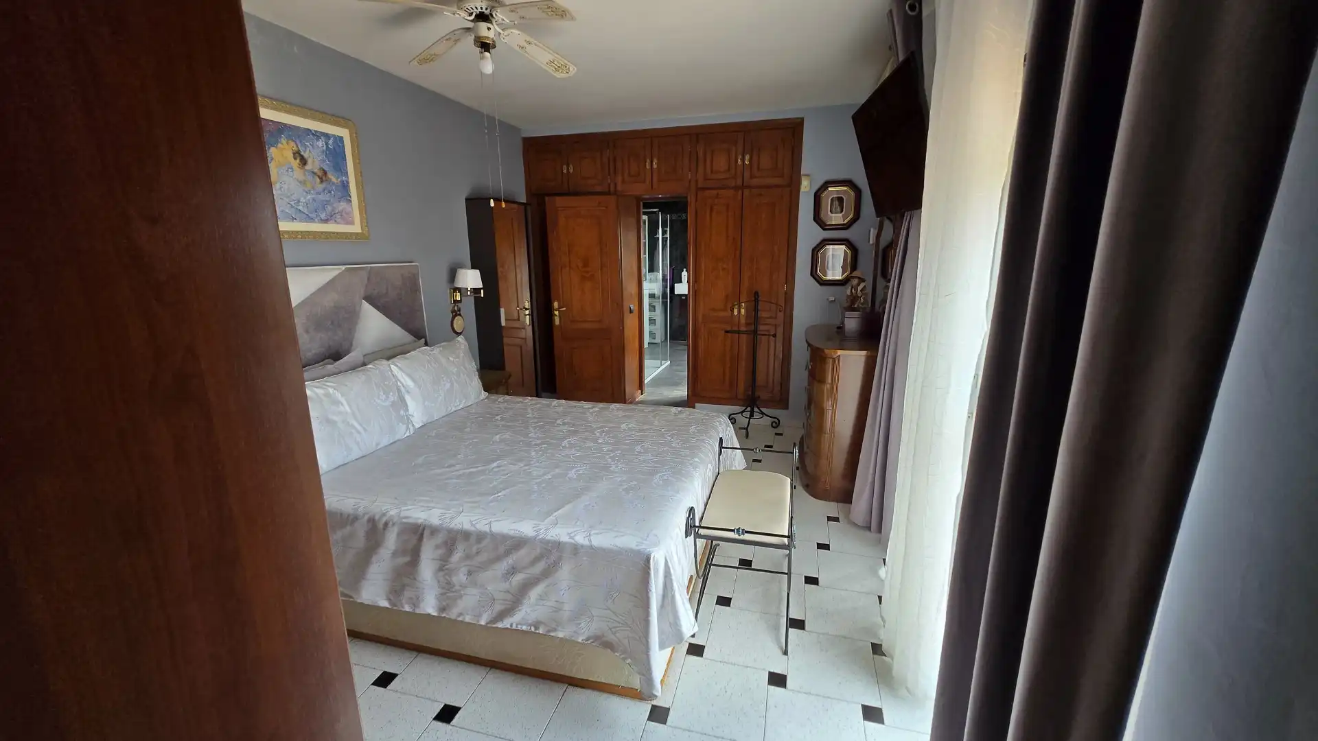 Bedroom of Houses for sale in Málaga  with Air Conditioner, Private garden and Terrace