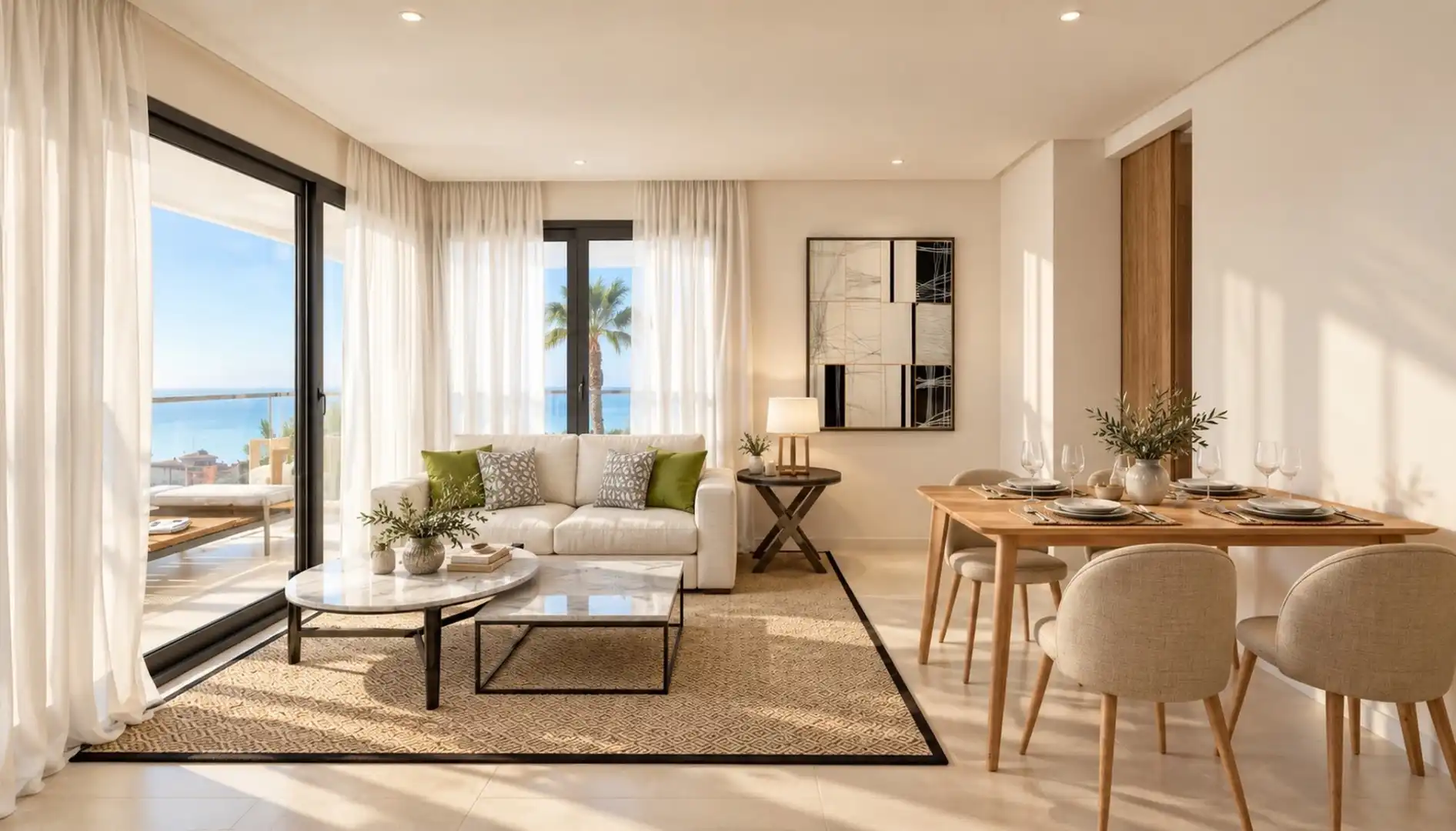 Sala d'estar de Pis en venda en Urbanización Santa Rosa