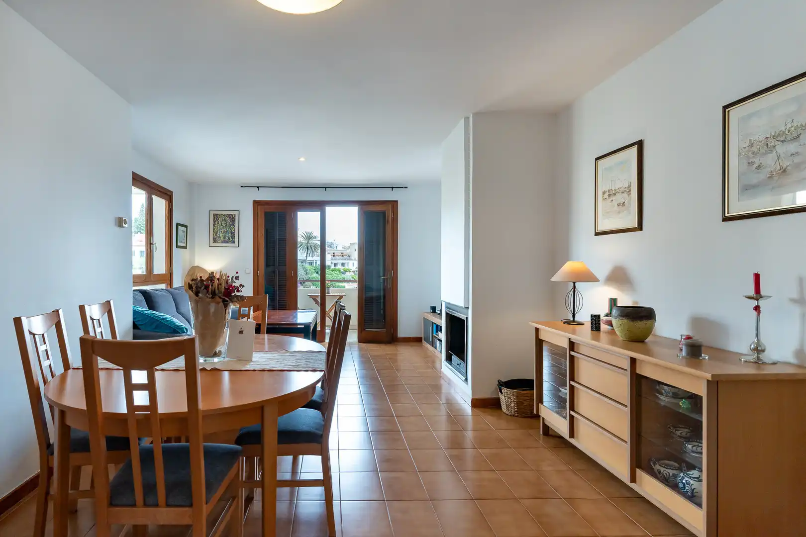 Menjador de Apartament en venda en  Palma de Mallorca amb Calefacció i Terrassa