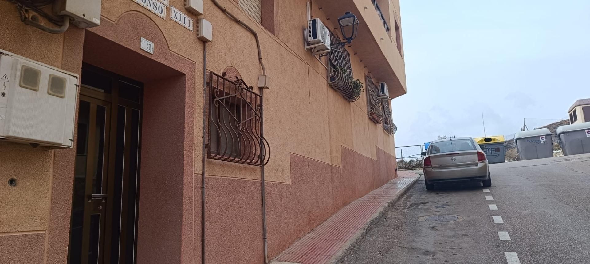 Exterior view of Flat for sale in Garrucha  with Air Conditioner, Heating and Parquet flooring
