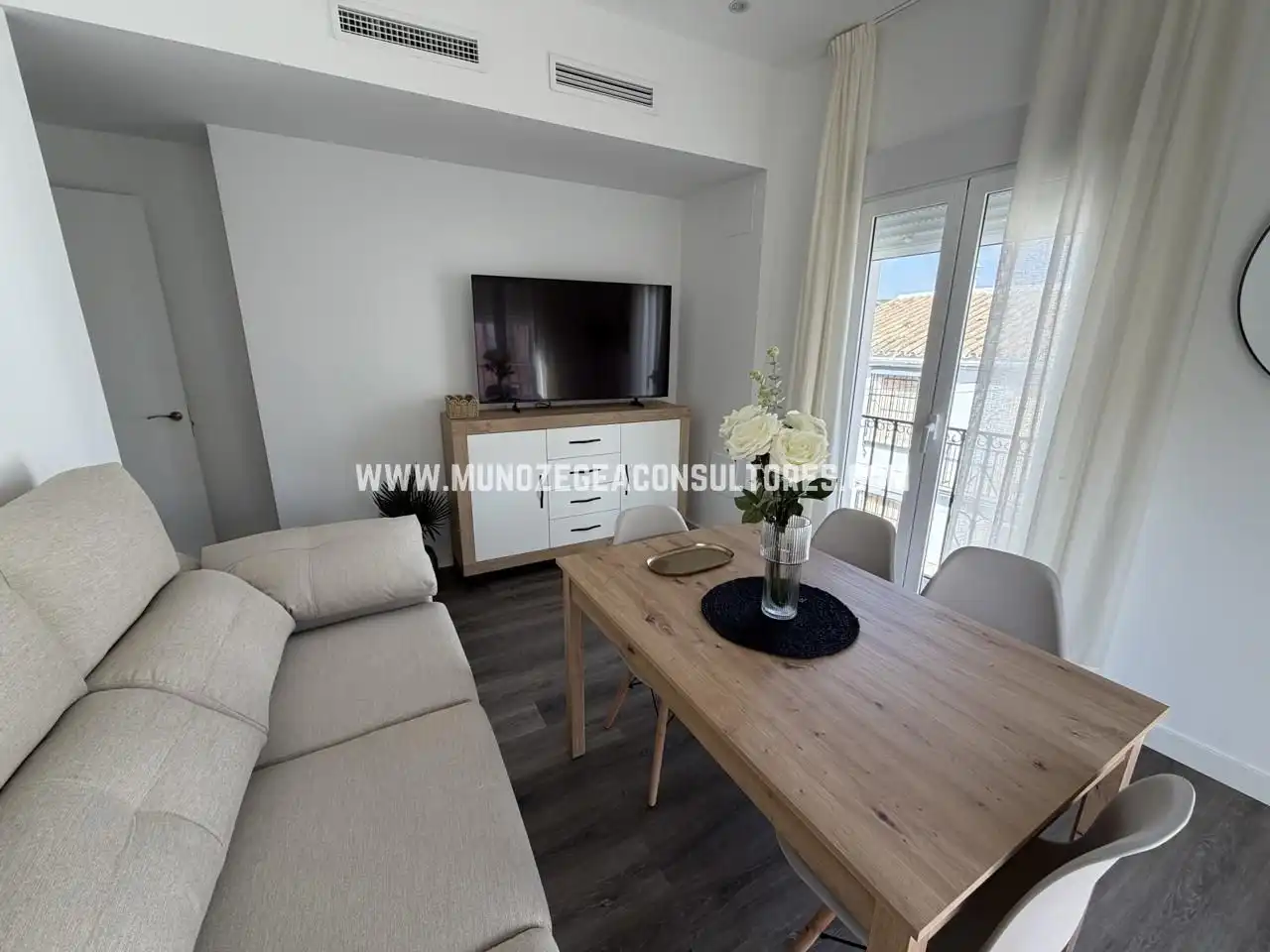 Wohnzimmer von Haus oder Chalet zur Miete in Rute mit Klimaanlage und Möbliert