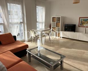 Living room of Flat to rent in  Valencia Capital  with Air Conditioner, Heating and Furnished