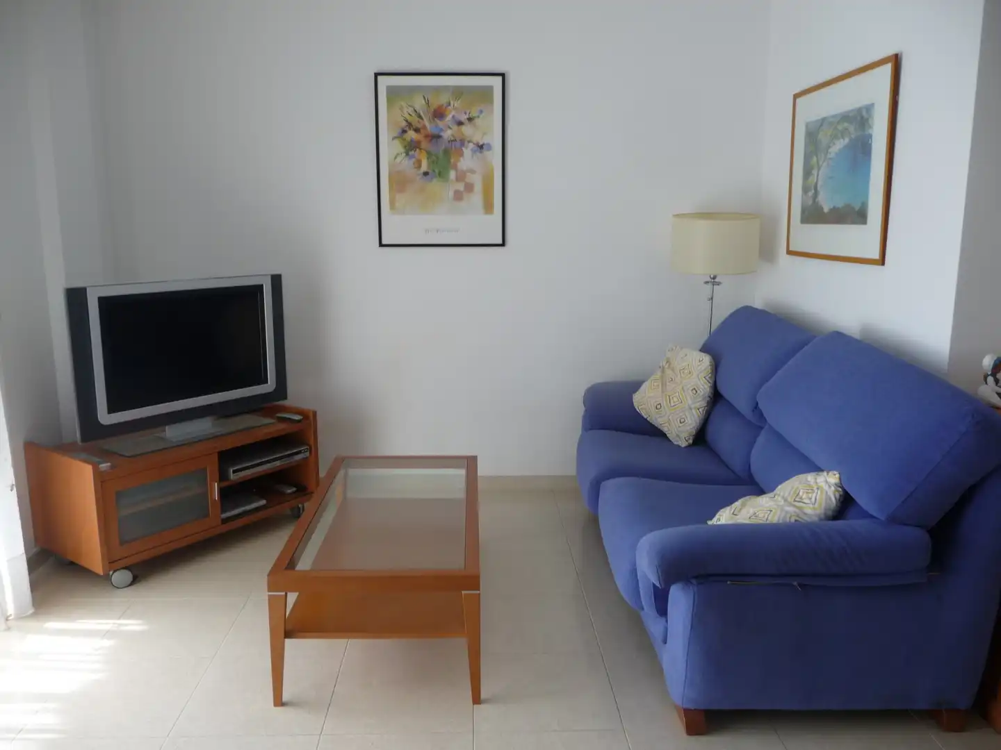 Wohnzimmer von Wohnungen zum Verkauf in Lloret de Mar mit Klimaanlage, Heizung und Terrasse
