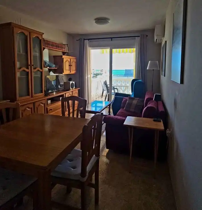 Wohnzimmer von Wohnung zur Miete in Piles mit Klimaanlage, Terrasse und Möbliert